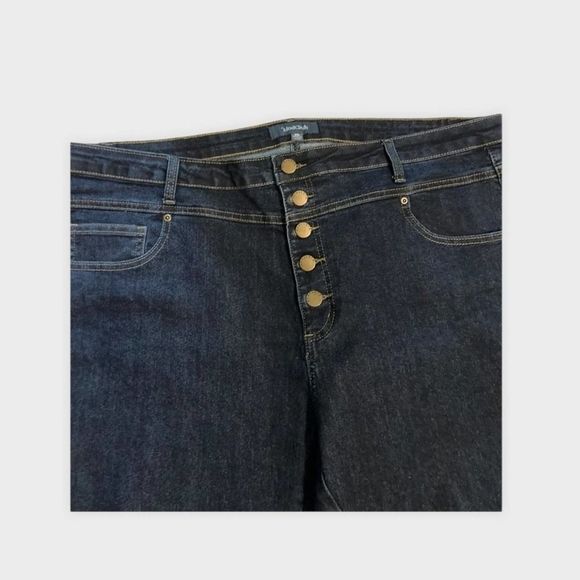 ModCloth Karaoke Seamstress Buttoned Skinny Jeans - Picture 3 of 7